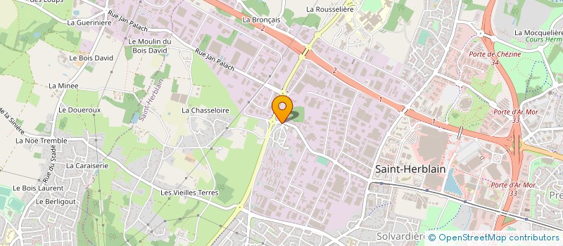 localisation de l'entreprise TECHNOCAR à SAINT-HERBLAIN