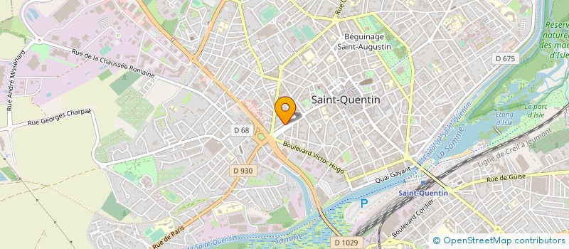 localisation de l'entreprise TECHNOCEN à SAINT-QUENTIN