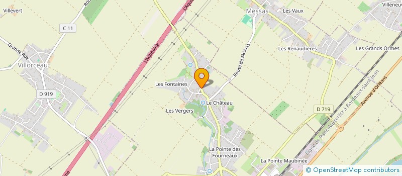 localisation de l'entreprise TECHNOCENTRE DENTAIRE SARL à BEAUGENCY