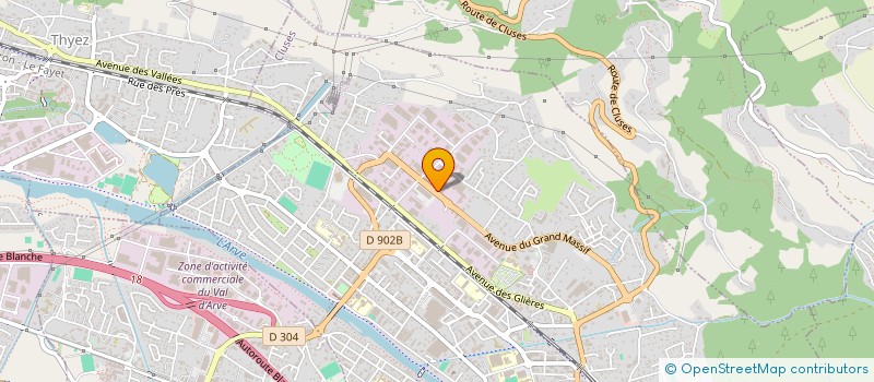 localisation de l'entreprise TECHNOCENTRE DES INDUSTRIES DE LA MECANIQUE ET DU DECOLLETAGE - TIMD  CLUSES