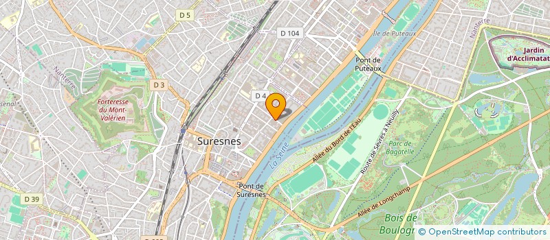 localisation de l'entreprise TECHNOCHEM à SURESNES