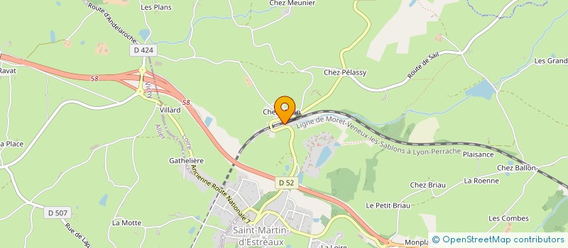 localisation de l'entreprise TECHNOCLIM  SAINT-MARTIN-D ESTREAUX