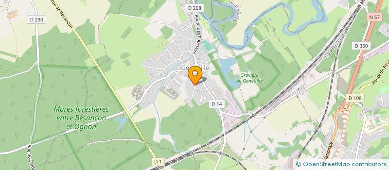 localisation de l'entreprise TECHNOCOM  GENEUILLE