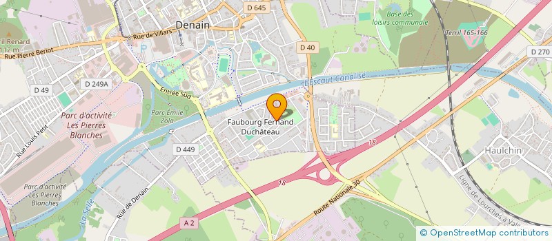 localisation de l'entreprise TECHNOCOUPE à ROUVIGNIES