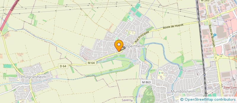 localisation de l'entreprise TECHNOCRYO  LAMPERTHEIM