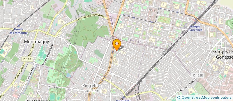 localisation de l'entreprise TECHNODEP  PIERREFITTE-SUR-SEINE