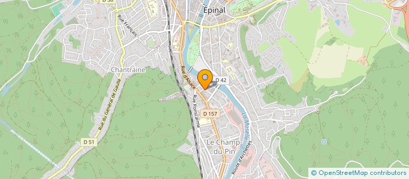 localisation de l'entreprise TECHNODIFF à EPINAL