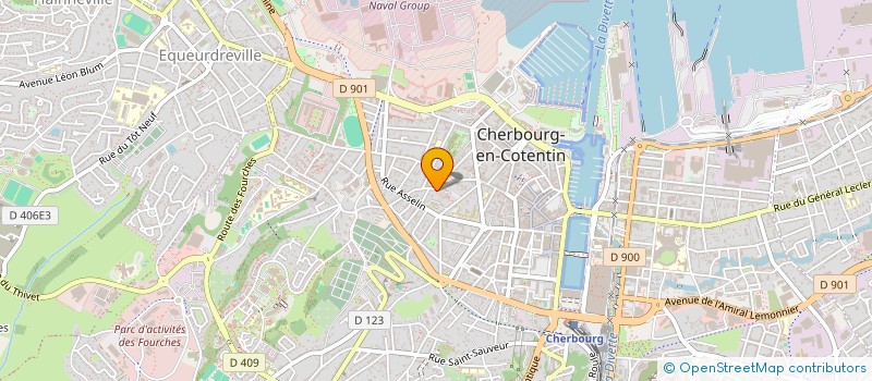 localisation de l'entreprise TECHNODOC à CHERBOURG-EN-COTENTIN