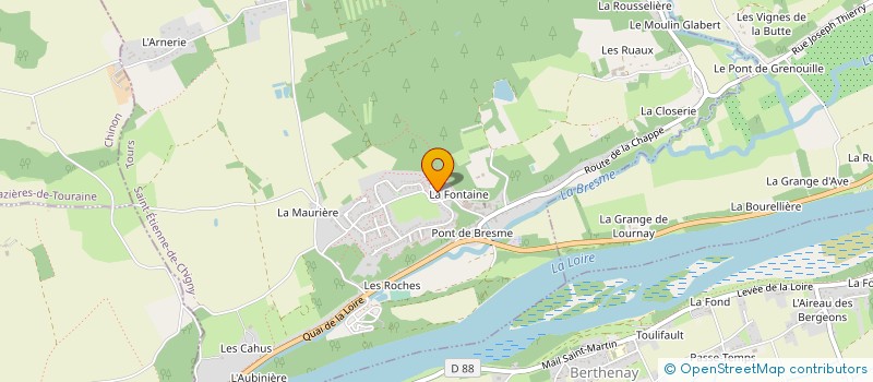 localisation de l'entreprise TECHNODONTE  CHAMBRAY-LES-TOURS