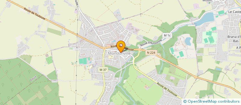 localisation de l'entreprise TECHNOFORGE  MONDONVILLE