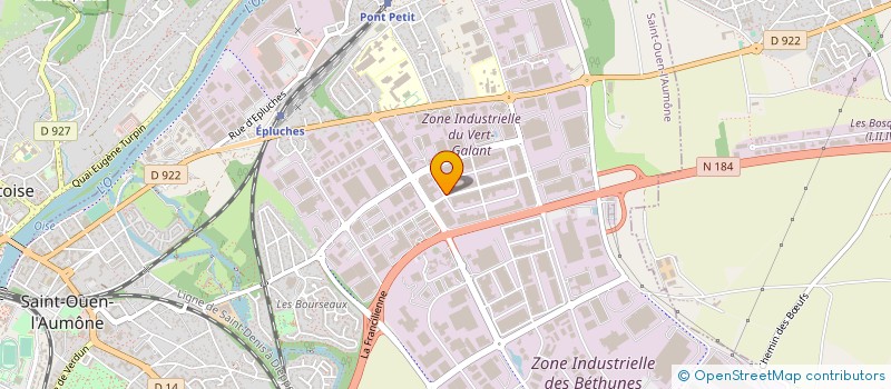 localisation de l'entreprise TECHNOFRANCE à SAINT-OUEN-L'AUMONE