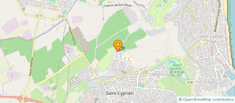 localisation de l'entreprise TECHNOGAZ  SAINT-CYPRIEN