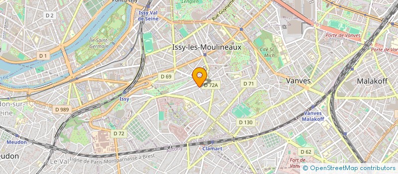 localisation de l'entreprise TECHNOGIX SARL à ISSY-LES-MOULINEAUX