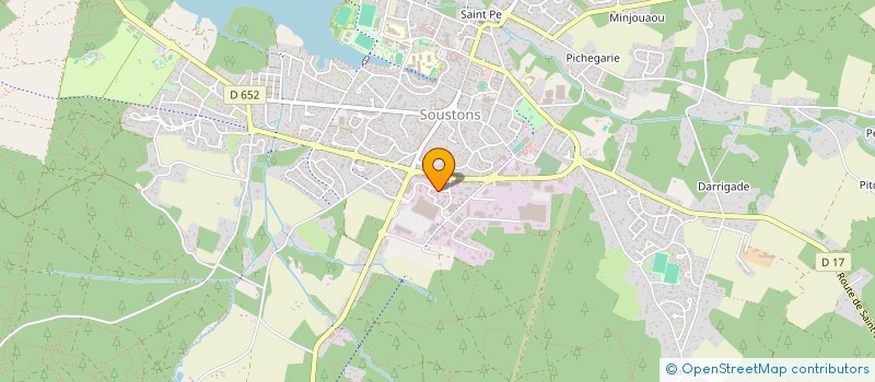 localisation de l'entreprise TECHNOLANDES SERVICES A DOMICILE à SOUSTONS
