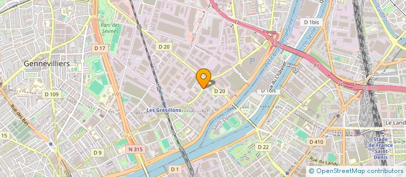 localisation de l'entreprise TECHNOLEASE  GENNEVILLIERS