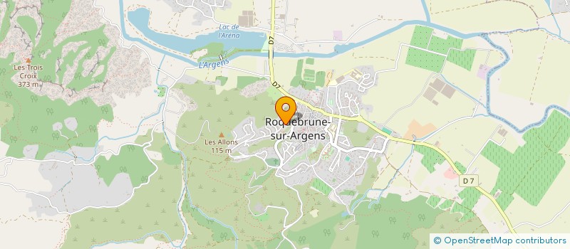localisation de l'entreprise TECHNOLEC à ROQUEBRUNE-SUR-ARGENS