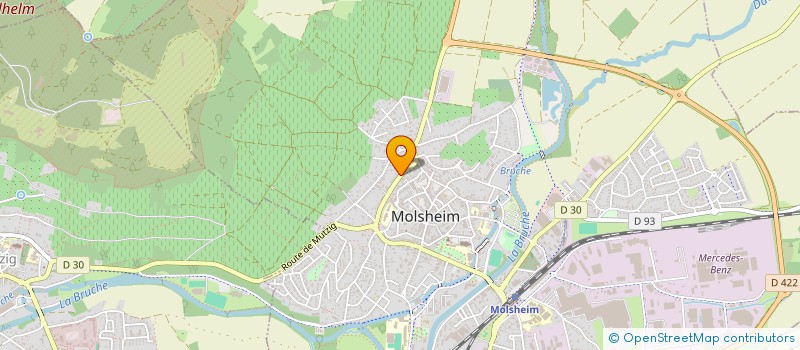 localisation de l'entreprise TECHNOLIT à MOLSHEIM