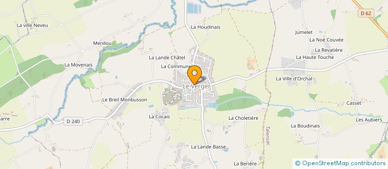 localisation de l'entreprise TECHNOLOGIE 2020  LE VERGER