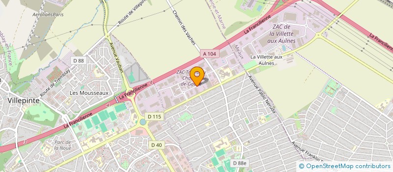 localisation de l'entreprise TECHNOLOGIE DU BATIMENT ET SERVICES à TREMBLAY-EN-FRANCE