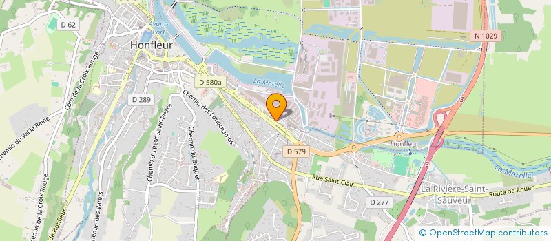 localisation de l'entreprise TECHNOLOGIE EQUIPEMENT COMPOSITE OCEAN  HONFLEUR