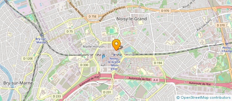 localisation de l'entreprise TECHNOLOGIE EVOLUT ADAPTAB MODUL CONCEPT  NOISY-LE-GRAND