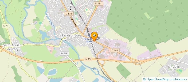 localisation de l'entreprise TECHNOLOGIE SECURITE PRIVEE  PACY-SUR-EURE