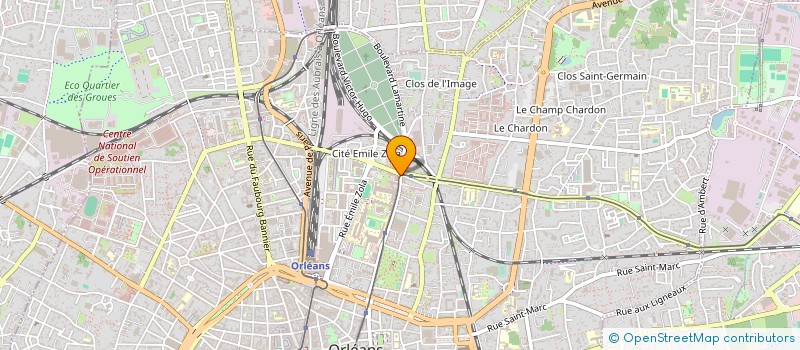 localisation de l'entreprise TECHNOLOGIE SERVIER  ORLEANS