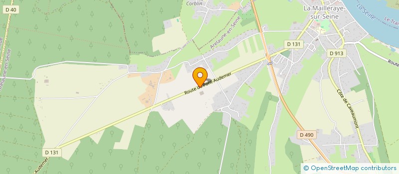 localisation de l'entreprise TECHNOLOGIE USINAGE DES COMPOSITES à ARELAUNE-EN-SEINE