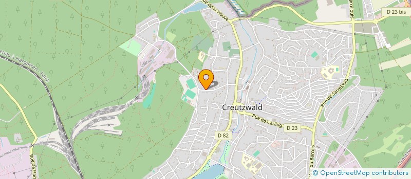 localisation de l'entreprise TECHNOLOGIE VISUELLE CREATION CHIMIE  CREUTZWALD