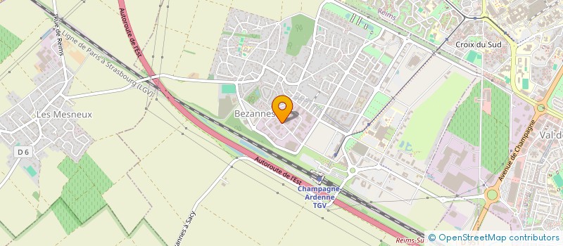 localisation de l'entreprise TECHNOLOGIES CHR  BEZANNES