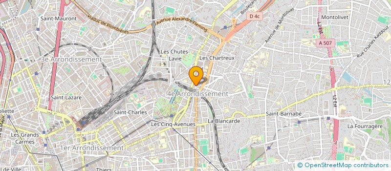localisation de l'entreprise TECHNOLOGIES ENVIRONNEMENTALES à MARSEILLE