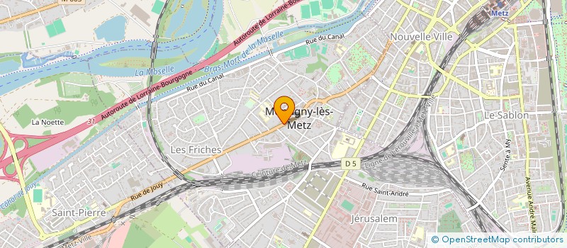 localisation de l'entreprise TECHNOLOGIES NOUVELLES DE PROTECTION à MONTIGNY-LES-METZ