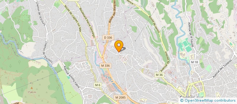 localisation de l'entreprise TECHNOLOGIES NOUVELLES ET FORMATIONS à CAGNES-SUR-MER