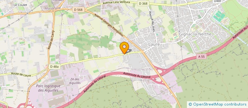 localisation de l'entreprise TECHNOLOGIES PIPELINES SERVICES à GIGNAC-LA-NERTHE