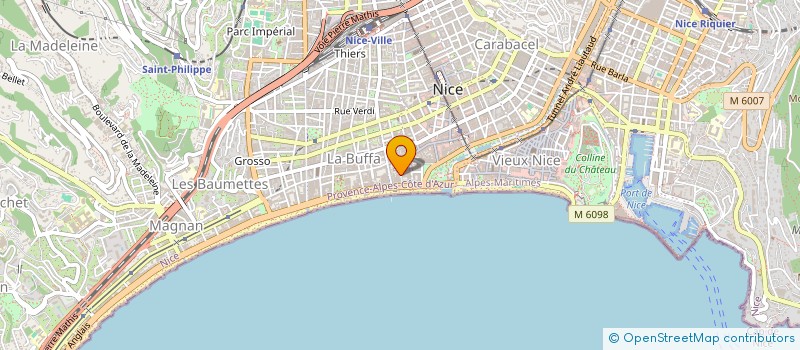 localisation de l'entreprise TECHNOLOGIES SECURITAIRES ET MANAGEMENT à NICE