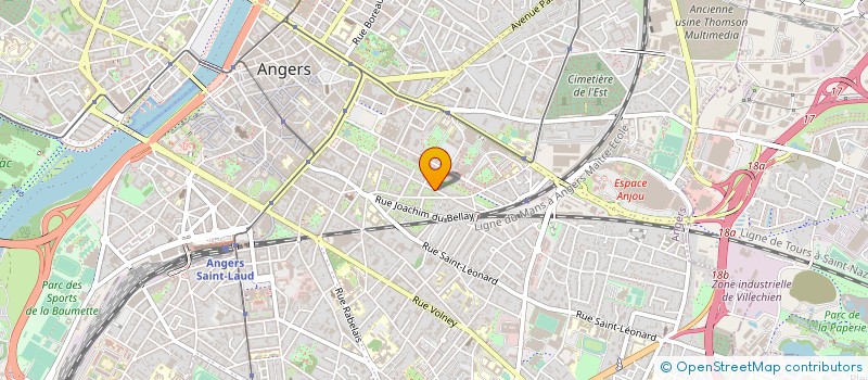 localisation de l'entreprise TECHNOLOGIES SUEDOISES  ANGERS