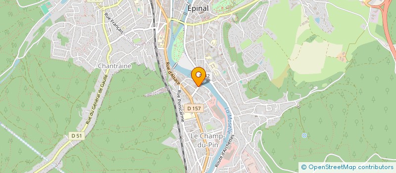 localisation de l'entreprise TECHNOLUD ETUDES TECHNIQUES à EPINAL