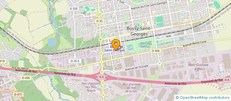 localisation de l'entreprise TECHNOLYS  BUSSY-SAINT-GEORGES