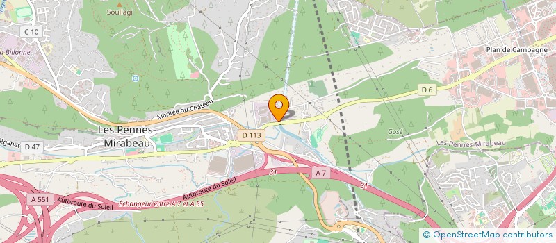 localisation de l'entreprise TECHNOMAC FRANCE à LES PENNES-MIRABEAU
