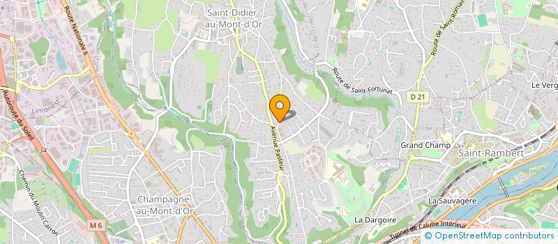 localisation de l'entreprise TECHNOMAIL à SAINT-DIDIER-AU-MONT-D'OR