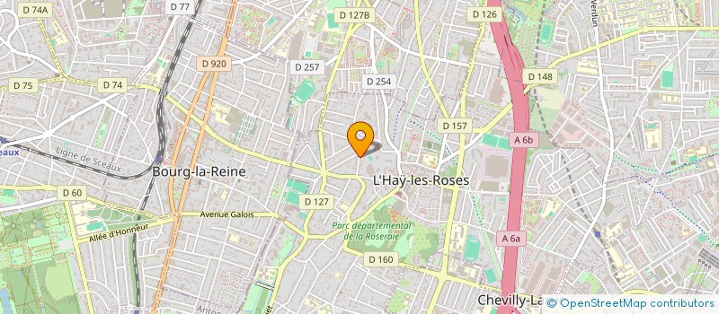 localisation de l'entreprise TECHNOMETAL à L'HAY-LES-ROSES