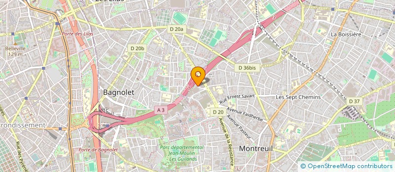 localisation de l'entreprise TECHNOMETAL SOCIETE NOUVELLE à MONTREUIL