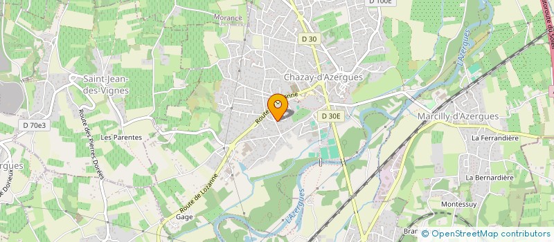 localisation de l'entreprise TECHNOMICRO  CHAZAY-D AZERGUES