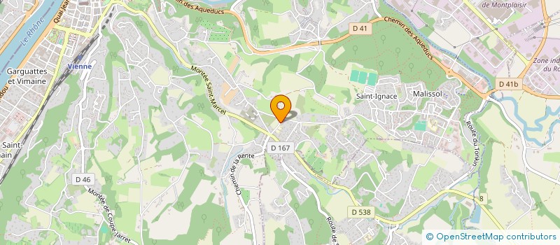 localisation de l'entreprise TECHNONET SERVICES à VIENNE