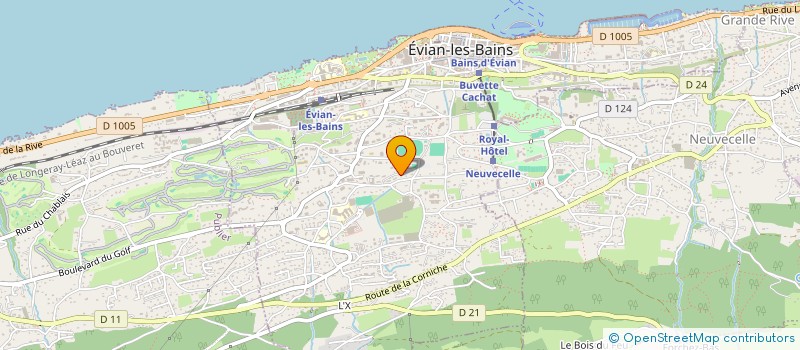 localisation de l'entreprise TECHNOPAIRE  SAINT-GINGOLPH