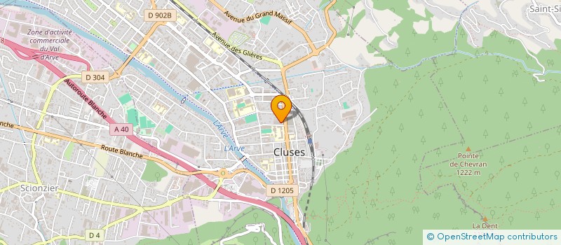 localisation de l'entreprise TECHNOPARTS  CLUSES