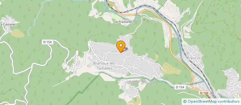 localisation de l'entreprise TECHNOPAST  BRANOUX-LES-TAILLADES