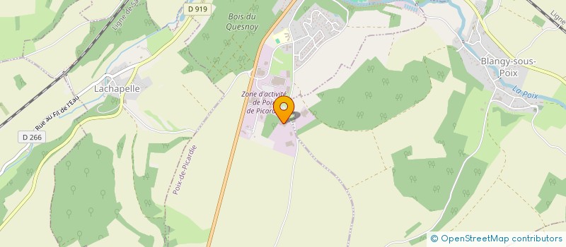localisation de l'entreprise TECHNOPIEUX AISNE  POIX-DE-PICARDIE