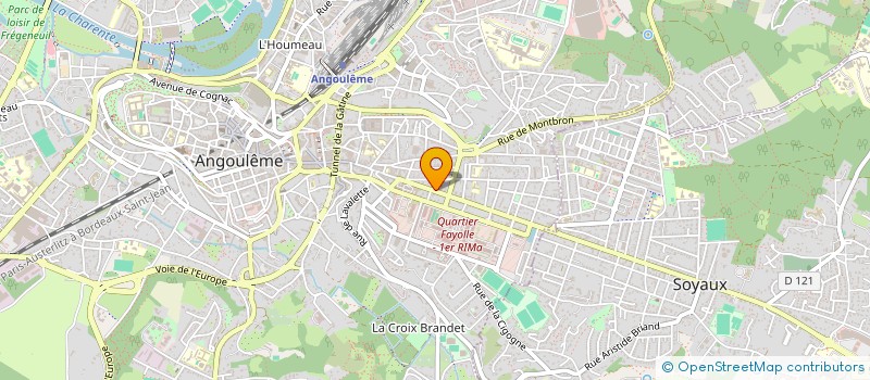 localisation de l'entreprise TECHNOPLANTE à ANGOULEME