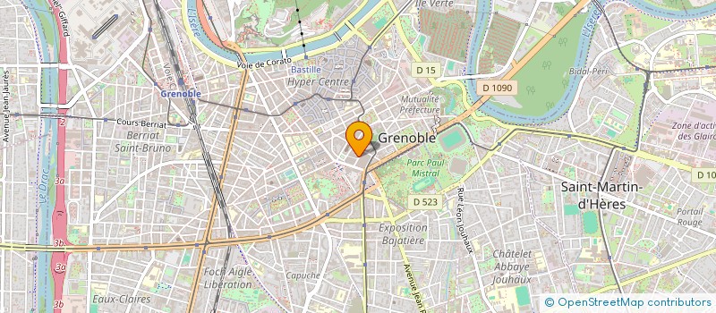 localisation de l'entreprise TECHNOPLUS à GRENOBLE